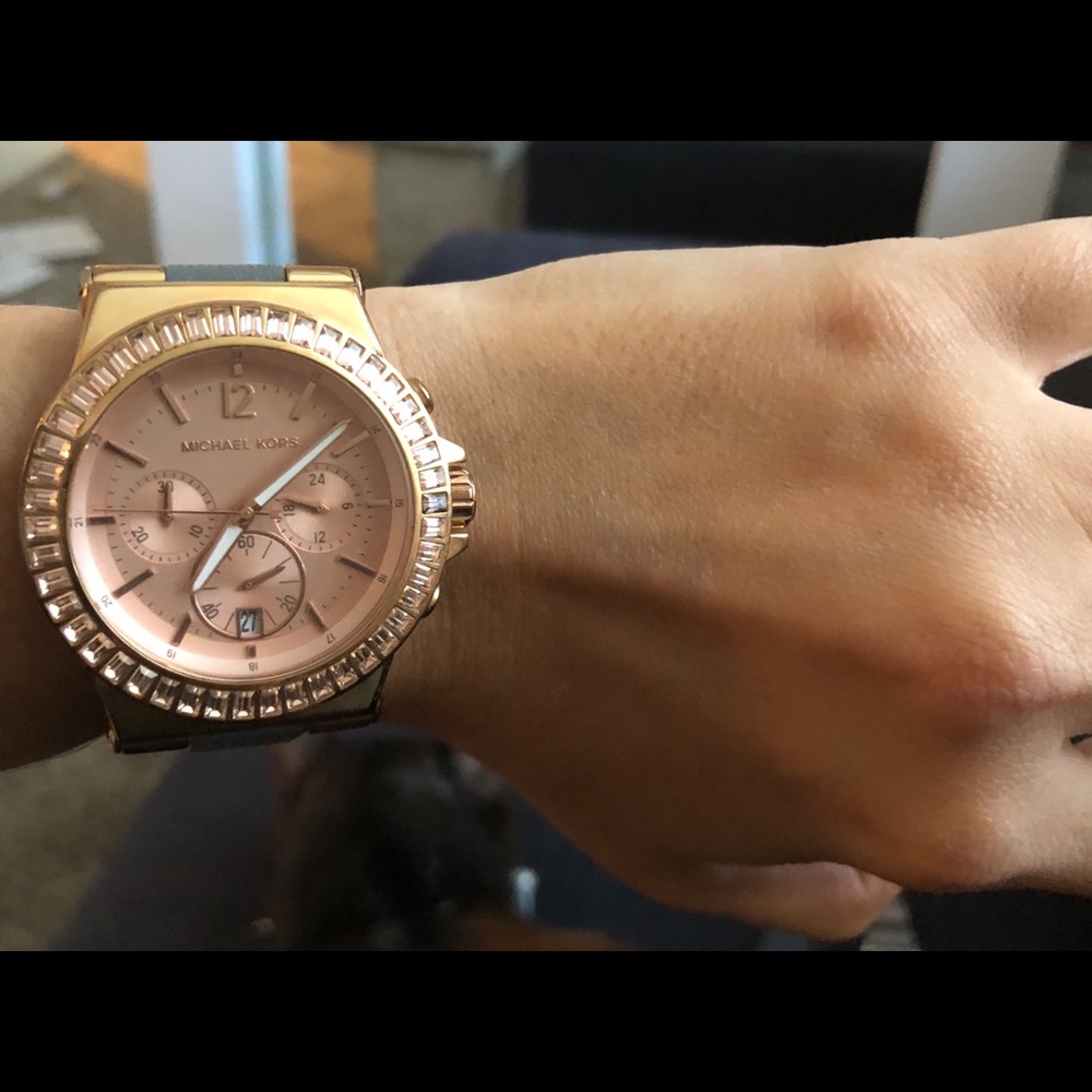 Michael Kors Large Face Rose Gold Watch